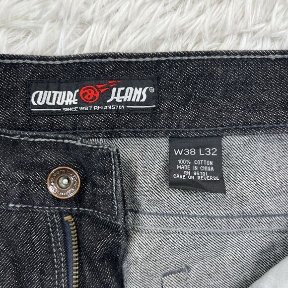 Vintage Culture Jeans Mens 35x30 (Tag 38x32) Wide Leg Baggy Carpenter Skater Y2K - Picture 11 of 15